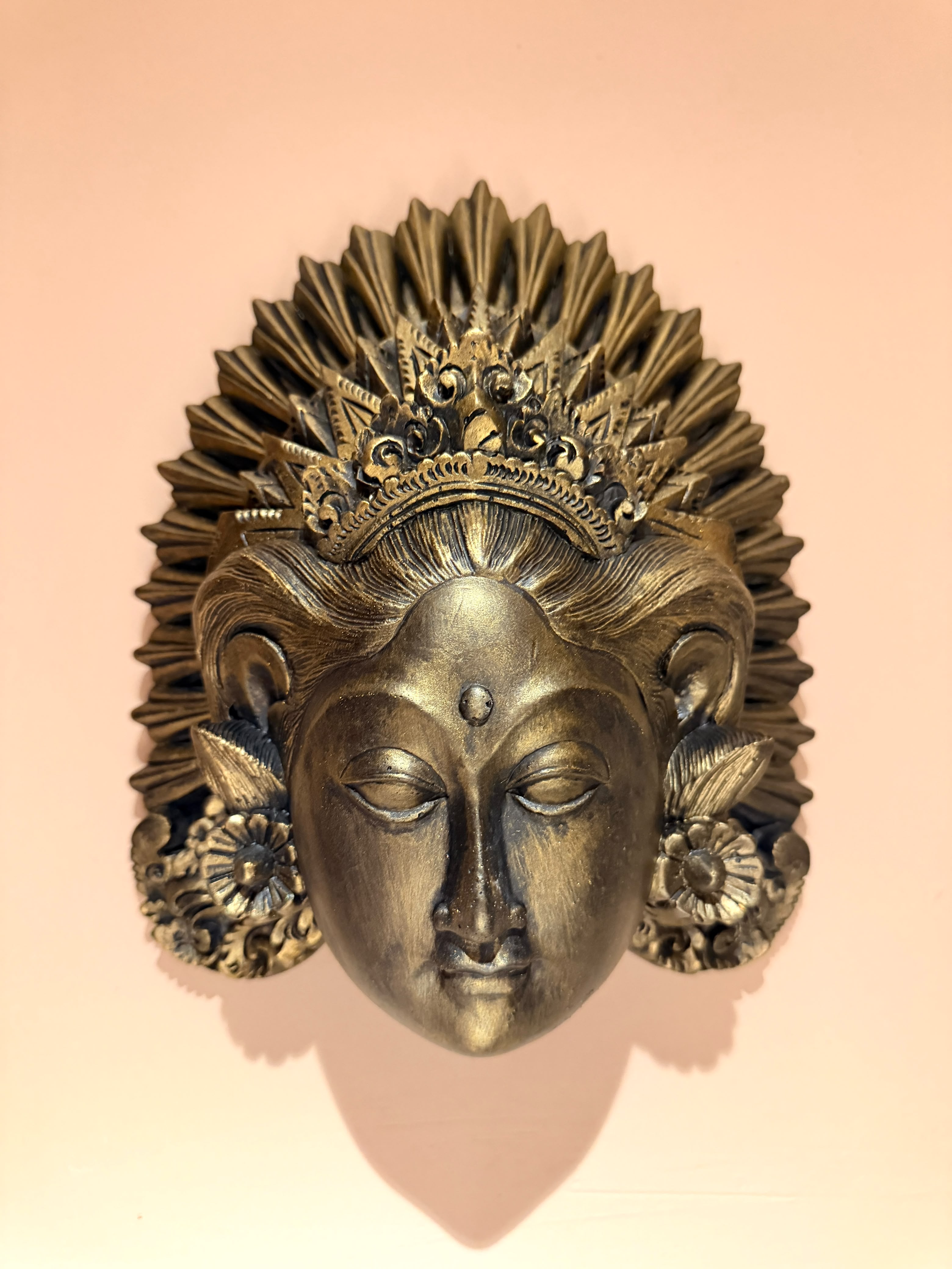 Balinese Goddess Wall Mask