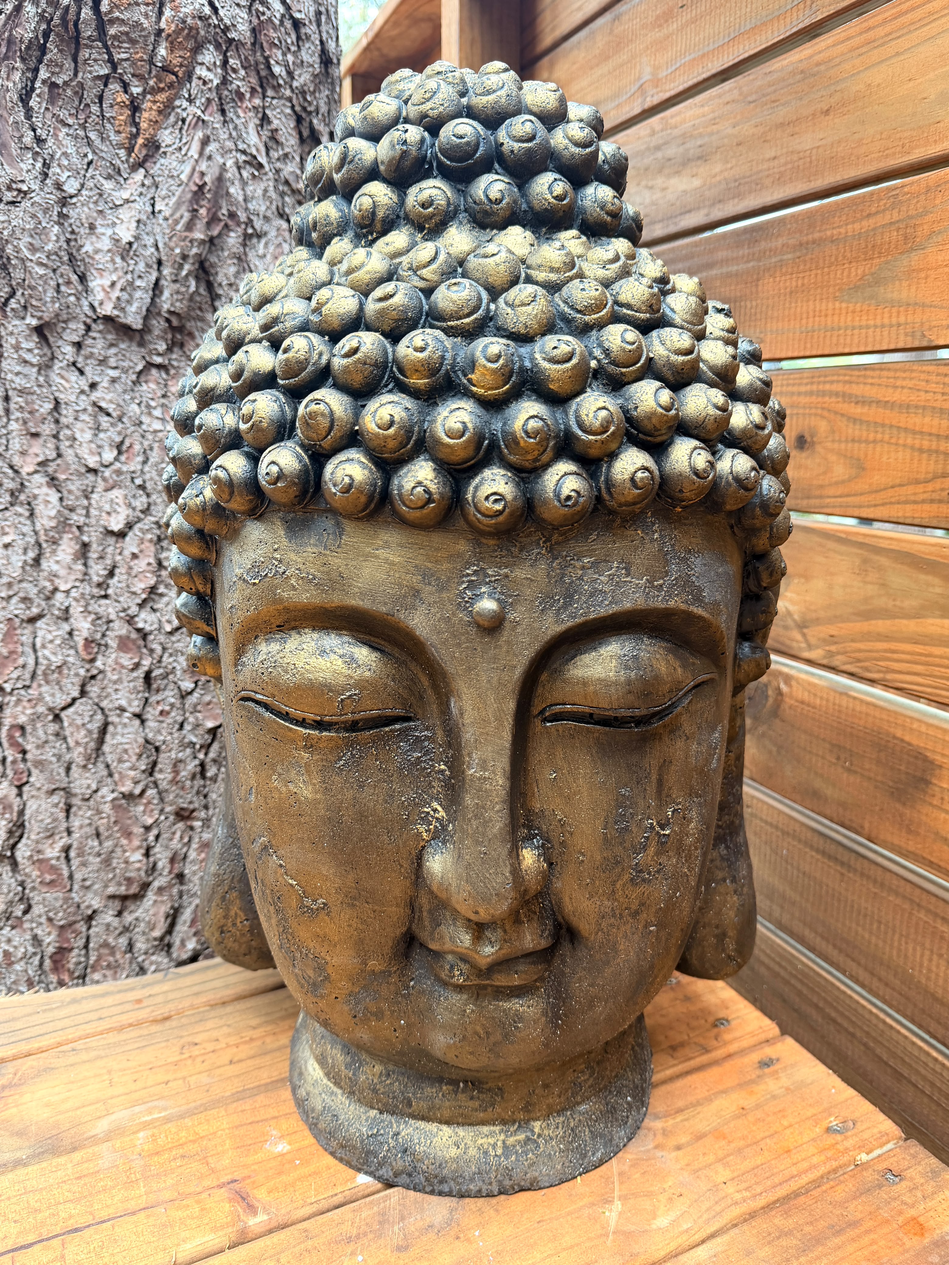 Golden Head Buddha XL