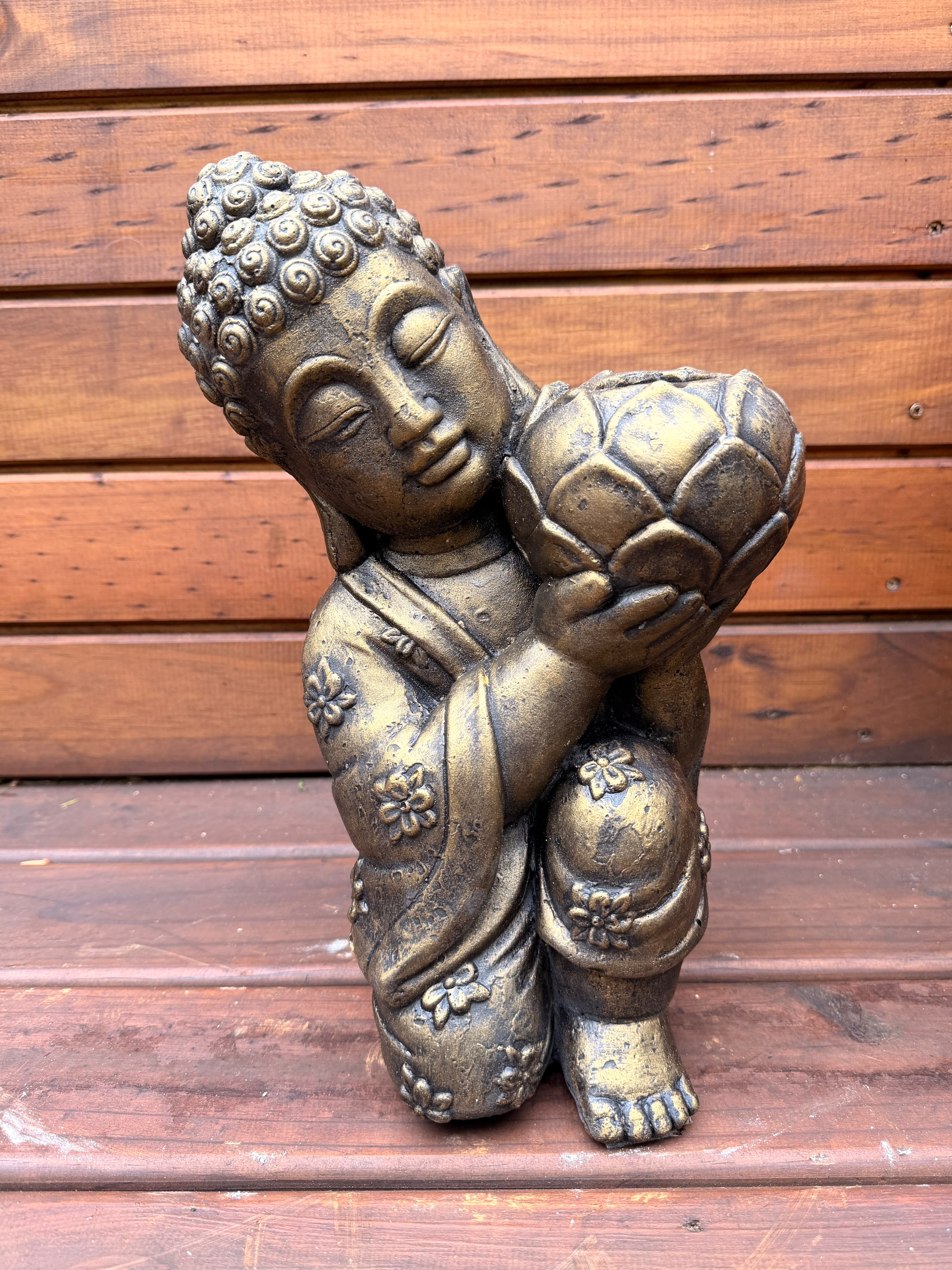 Lotus Dreams Buddha Candle Holder